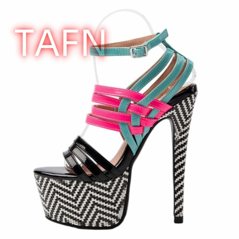 รองเท้าส้นสูงแบบมีสายรัดหลากสี - Sandal Strappy Heeled บทวิจารณ์และราคา