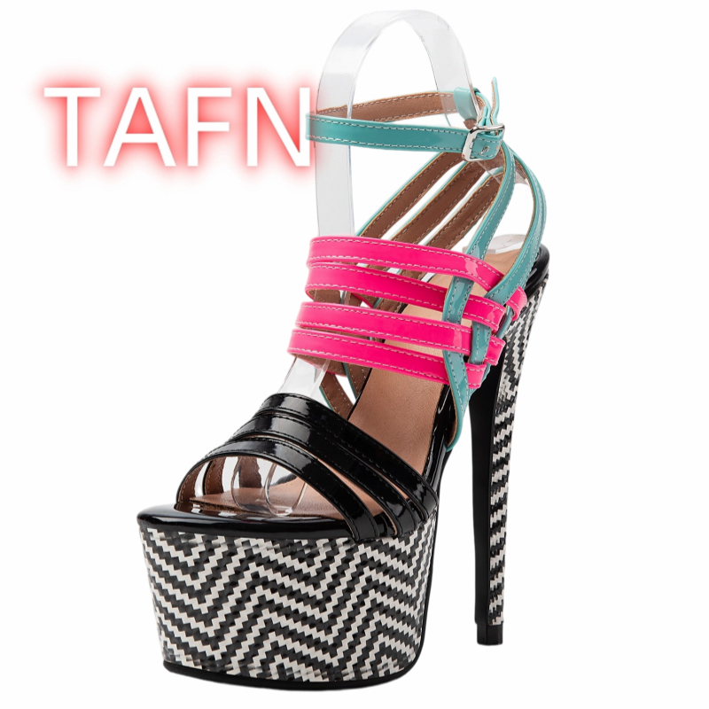 รองเท้าส้นสูงแบบมีสายรัดหลากสี - Sandal Strappy Heeled บทวิจารณ์และราคา