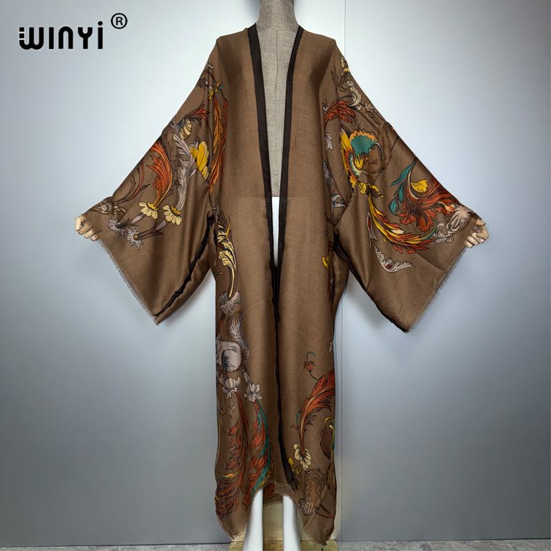 WINYI Africa ชุดกิโมโนโบโฮแม็ก - Cover Up Kaftan บทวิจารณ์และราคา