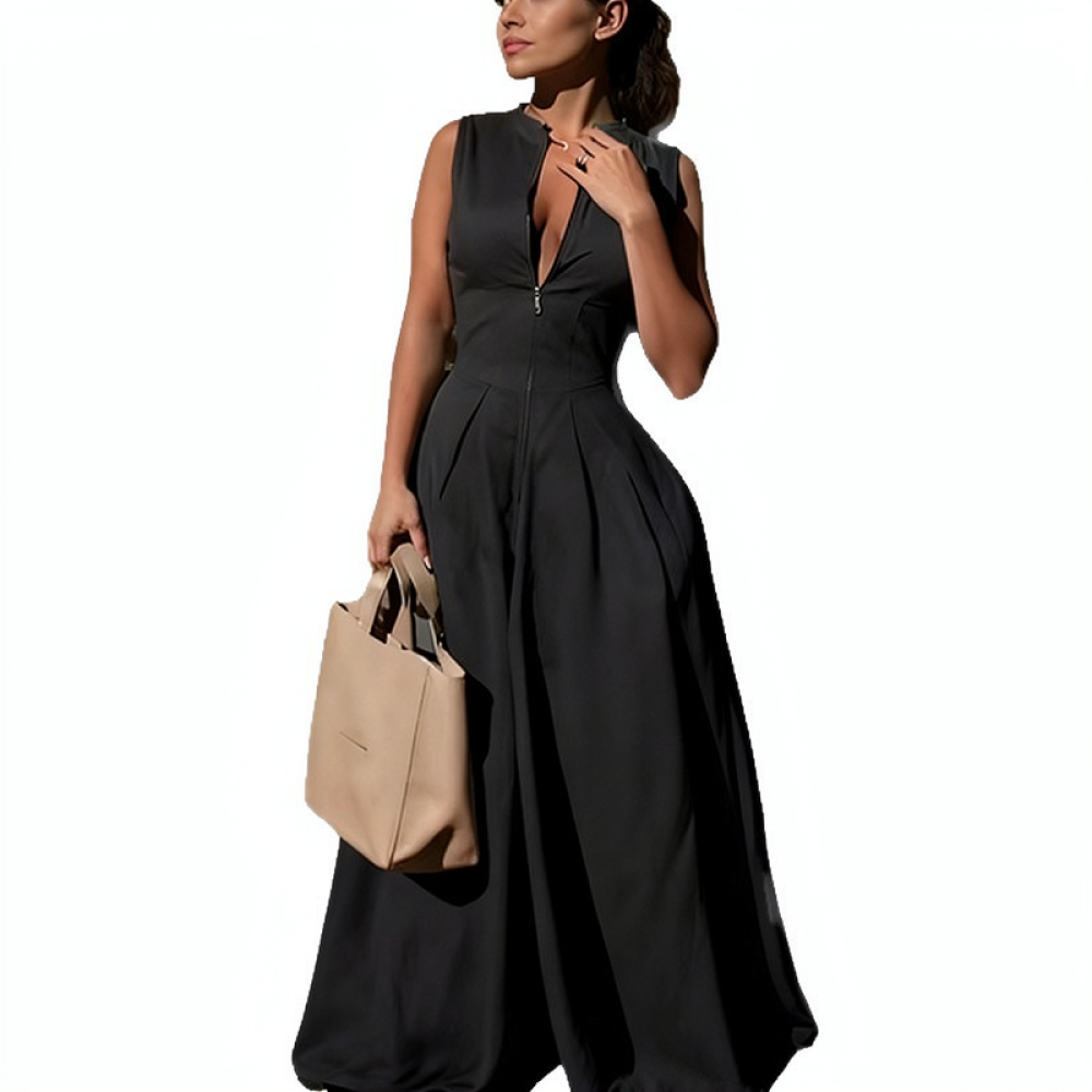 จั๊มสูทผู้หญิงฤดูร้อน แฟชั่นปี - Jumpsuit Linen Relaxed บทวิจารณ์และราคา